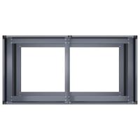 Plantenbak 80x40x80 cm koudgewalst staal antracietkleurig - thumbnail