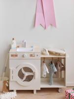 Wasmachine met houten benodigdheden / toebehoren FSC® ecru - thumbnail
