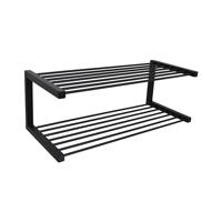 LOFT42 Hall wand schoenenrek - Metaal - Zwart - thumbnail
