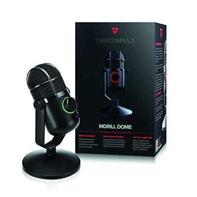 Statief USB-studiomicrofoon Thronmax M3 Zendmethode:Kabelgebonden Voet, Incl. kabel