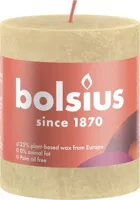 Bolsius kaars rustiek 8x7 cm oat beige - thumbnail