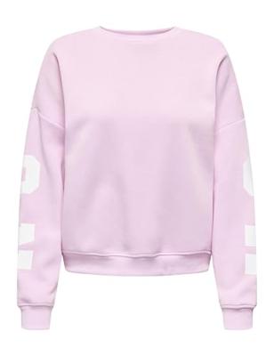 Only Onlsweat L/s Back/sleeve Print Swt Noos Sweater Winsome Orchid