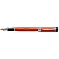 Vulpen Parker Duofold Classic Vintage big red lacquer 18k CT medium - thumbnail