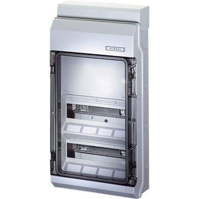 Hensel 6100432 KV 9330 Kleine verdeelkast Opbouw (op muur) Aantal groepen: 24 Aantal rijen: 2 Inhoud: 1 stuk(s)