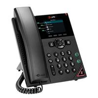 Poly com VVX 250-4-regelige desktop business IP-telefoon met twee 10/100/1000 Ethernet-poorten - thumbnail