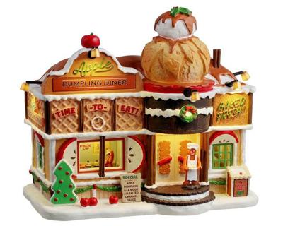 Apple Dumpling Diner 18x26x27 cm Kerstdorp LEMAX - Lemax