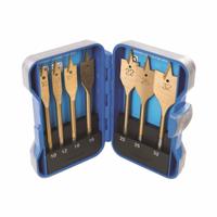 Silverline Speedboren - Vlinderboren met Titanium Coating - Ø 10 t/m 32 mm - 7 delig - thumbnail