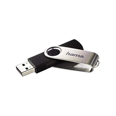 Hama Rotate USB-stick 64 GB Zwart 104302 USB-A 2.0 Hama Rotate USB-stick 64 GB Zwart 104302 USB-A 2.0