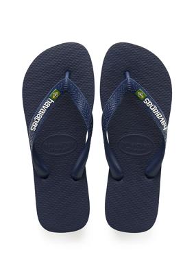 Havaianas Brasil logo navy blue donkerblauw maat 3738