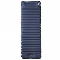 VidaXL Kampeermatras met kussen zelfopblazend 1-persoons grijs - thumbnail