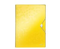 Projectmap Leitz WOW voor A4 6 vaks PP geel - thumbnail