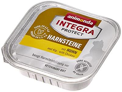 Animonda Integra Protect Nierstenen, Speciaal Kattenvoer, Nat Voer Ter Voorkoming Van Een Urineinfect, Met Kip, 16 X 100 G