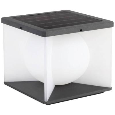V-TAC 23352 VT-7656 Solar Tuinlamp LED Donkergrijs
