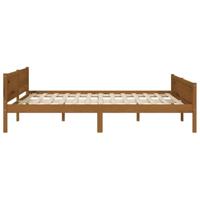 Bedframe massief grenenhout honingbruin 140x200 cm - thumbnail
