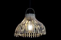 Plafondlamp DKD Home Decor Bruin Multicolour Metaal vlechtwerk 50 W Stads 220 V 30 x 30 x 29 cm - thumbnail