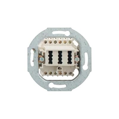 Rutenbeck TAE 2x6/6NFF Up0 rw Telefoonaansluitdoos Schroefbevestiging Wit