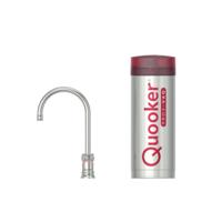 Quooker Classic Nordic Round Kokendwaterkraan (Single Tap) Set - Kokend Water - RVS - met COMBI+ Reservoir - thumbnail