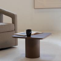 Giga Meubel - Salontafel Vierkant - Taupe Metaal - 50x50x35cm - Mischa - thumbnail