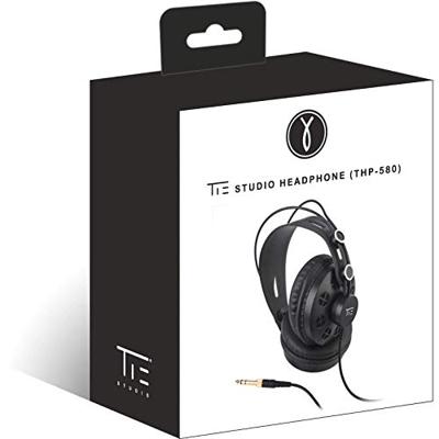 Tie Studio THP-580 Over Ear koptelefoon Kabel Zwart Studio