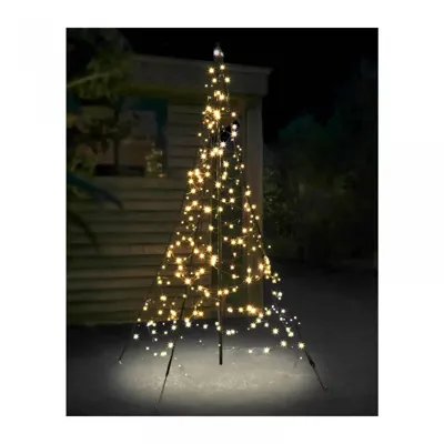 Fairybell licht kerstboom 200 cm 300 led warmwit met mast