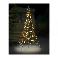 Fairybell licht kerstboom 200 cm 300 led warmwit met mast - thumbnail