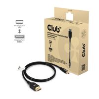 club3D CAC-1116 DisplayPort-kabel Mini-displayport Aansluitkabel DisplayPort-stekker, Mini DisplayPort-stekker 1 m Zwart - thumbnail