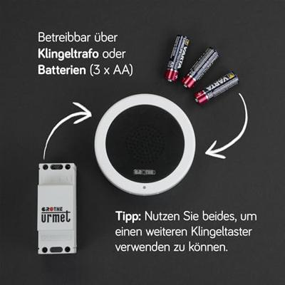 Grothe 43680 Draadloze deurbel Complete set