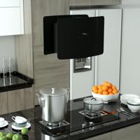 Afzuigkap hangend met aanraaksensor LCD gehard glas - thumbnail