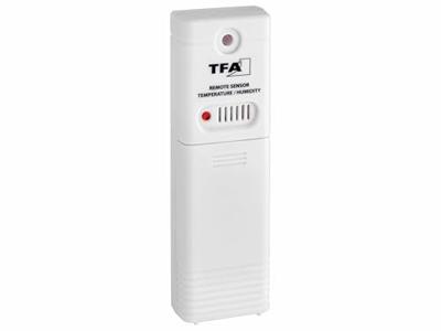 TFA Dostmann Trinity 30.3058.01 Draadloze thermo- en hygrometer Zwart