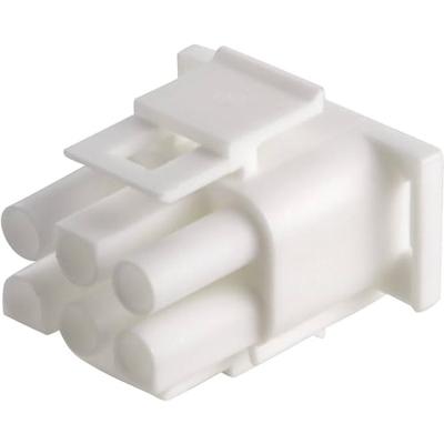 TE Connectivity 350715-4 Male behuizing (kabel) Universal-MATE-N-LOK Totaal aantal polen: 6 Rastermaat: 6.35 mm Inhoud: 1 stuk(s)