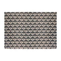 Tapijt Atmosphera Zwart Beige Katoen Multicolour 60 x 90 cm - thumbnail