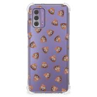 Doorzichtige Silicone Hoesje voor Nokia G42 Poep Emojis - thumbnail