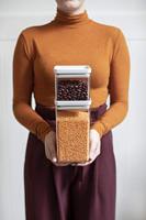 Brabantia Tasty+ voorraadbus 0.7 liter lichtgrijs - thumbnail