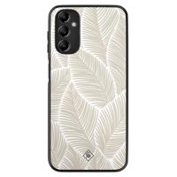 Samsung Galaxy A14 hoesje - Palmy leaves beige - thumbnail