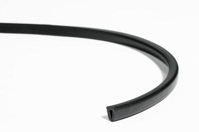 HellermannTyton RA1-PVC-BK-75M Stootrand PVC Zwart per meter HellermannTyton RA1-PVC-BK-75M Stootrand PVC Zwart per meter