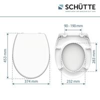 Schutte Duroplast WC-bril WHITE met soft-close en quick-release
 82300 - thumbnail