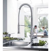GROHE K7 Keukenkraan - hoog - 2 straalsoorten - met profesionele handdouche - chroom 32950000 - thumbnail