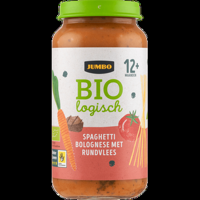 Jumbo Biologisch Babyvoeding Spaghetti Bolognese met Rundvlees 12+ Maanden 250 g - thumbnail
