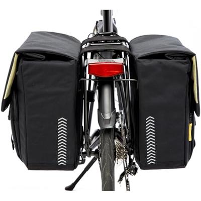 New Looxs Tulum Dubbele Fietstas 32 Liter Pet Grijsgroen