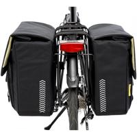 New Looxs Tulum Dubbele Fietstas 32 Liter Pet Grijsgroen - thumbnail