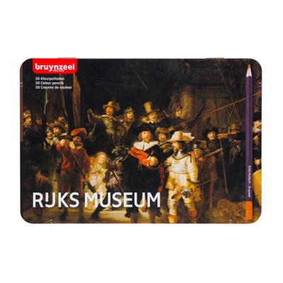 Kleurpotlood Bruynzeel Rijksmuseum Rembrandt van Rijn blik à 50 kleuren