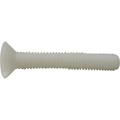 TOOLCRAFT 800274 Verzonken schroeven M4 20 mm Sleuf DIN 963 Kunststof, Polyamide 10 stuk(s)