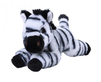 Wild Republic knuffel zebra Ecokins Mini junior 20 cm pluche wit/zwart Wild Republic knuffel zebra Ecokins Mini junior 20 cm pluche wit/zwart