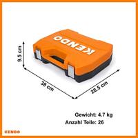 Kendo Kendo 26-delige 1/2" dopsleutelset - thumbnail