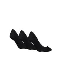 Calvin Klein Footies Dames Low Cut 3-pack Zwart-39/42 - thumbnail