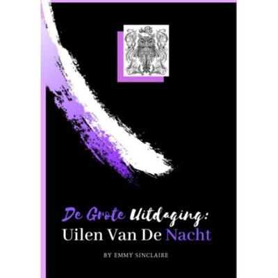 Volwassenen kleurboek De Grote Uitdaging : Uilen Van De Nacht - Emmy Sinclaire - Paperback (9789402199079)