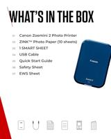 Fotoprinter Canon Zoemini 2 Blauw - thumbnail