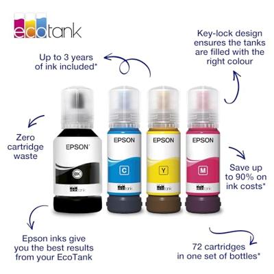 Epson 102 EcoTank inktfles Inkt Paars - thumbnail