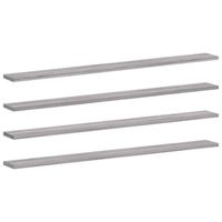 Wandschappen 4 st 100x10x1,5 cm bewerkt hout grijs sonoma eiken - thumbnail