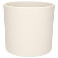 Mica Decorations bloempot Era rond 21,5xd23cm lichtgrijs - thumbnail